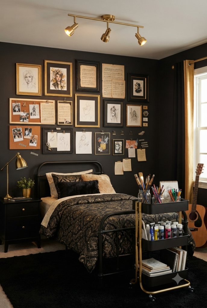 12-Year-Old Bedroom Ideas: Stunning Makeover Ideas You Have to See music art studio bedroom idea for a creative 12 year old